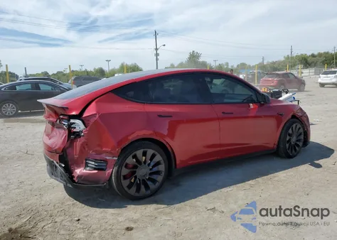 2021 Tesla Model Y из США, поврежденный, VIN 5YJYGDEF9MF137724